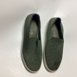 ROTHY’S The Original Slip On Sneaker  Green Camo Shoes Size 12 Slip On